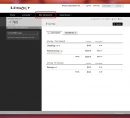 Legacy Bank Online Bill Pay 1